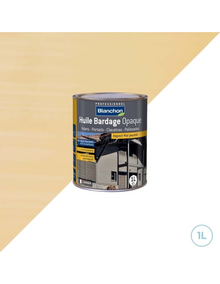 Huile bardage opaque Blanchon pin blanc 1L