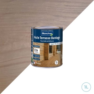 Blanchon huile bois grisé terrasses bardages - Bois extérieurs - 1L