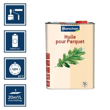 Pictos : application; temps de séchage; nettoyage ustensiles au diluant SO; 20m²/l/couche