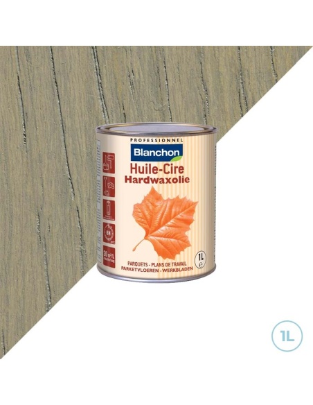 Décoration meuble Blanchon - Huile cire gris métal - 1L