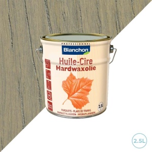 Huile cire dure Blanchon gris métal 2,5L