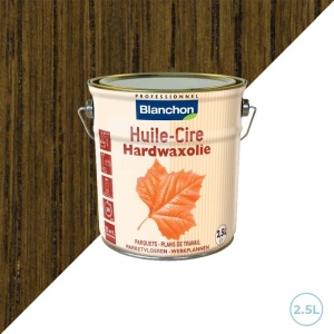 Huile cire pour parquet blanchon - teinte Noyer - 2,5L
