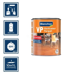 Blanchon - Vitrificateur VP parquet 1L satiné 2