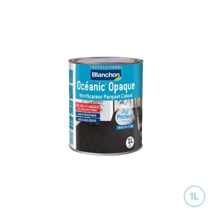Vitrificateur blanc Océanic coloré opaque Air Protect 1L - Parquets, escaliers, planchers, bois