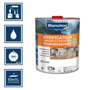 Blanchon vitrificateur mat 5L parquet environnement biosourcé 2