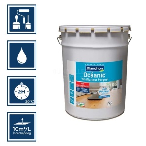 Vitrificateur Blanchon Océanic chêne ciré Air Protect 10L - Protection et finition bois 2