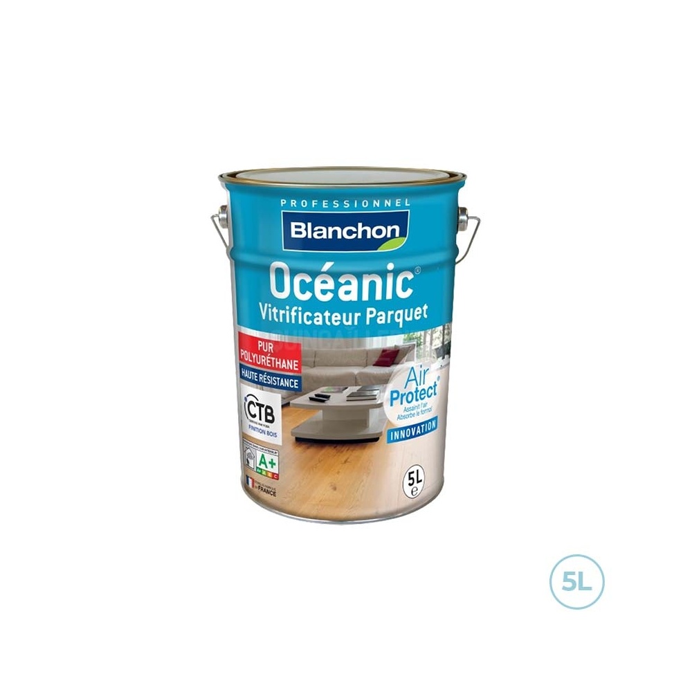 VITRIFICATEUR OCEANIC PHASE AQUEUSE CIRE NATURELLE POT DE 5L main image 0