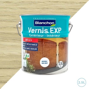 Vernis Blanchon parquet extérieur / intérieur - Bois brut - 2,5L