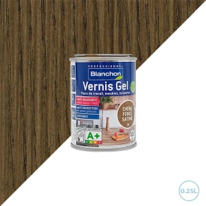 Vernis chêne foncé gel biosourcé 0,25L -  Pour bois intérieur Blanchon