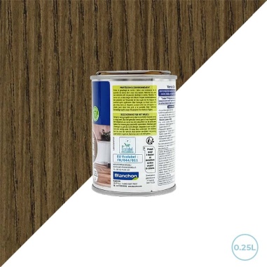 Vernis chĂȘne foncĂ© gel biosourcĂ© 0,25L -  Pour bois intĂ©rieur Blanchon