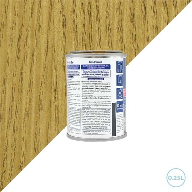 Blanchon vernis pour boiseries intĂ©rieures - Gel biologique - ChĂȘne clair 0,25L
