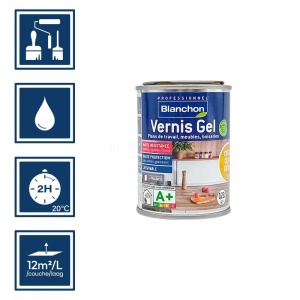 Blanchon vernis pour boiseries intérieures - Gel biologique - Chêne clair 0,25L 2