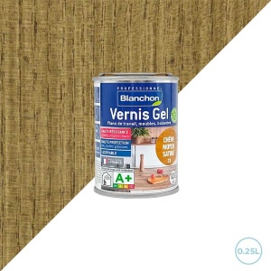 Blanchon vernis gel bio chêne moyen - Boiseries 0,25L