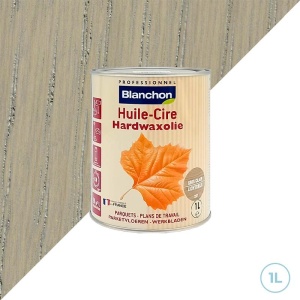 Décoration bois Blanchon - Huile cire gris clair - 1L