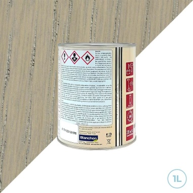 Décoration bois Blanchon - Huile cire gris clair - 1L