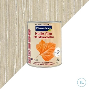 Décoration plancher Blanchon - Huile Cire blanc - 1L