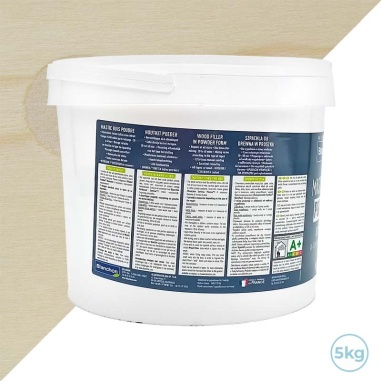 Mastic bois poudre - Bois blanc - 5kg - Blanchon