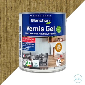 Blanchon vernis boiseries intérieur gel biosourcé - Chêne moyen 2,5L