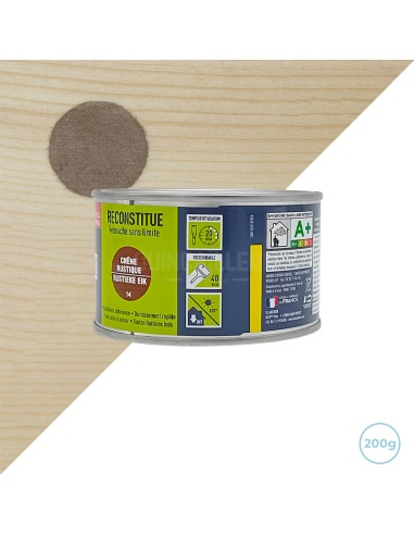 Mastic chêne rustique en poudre pour boiseries 200g Blanchon