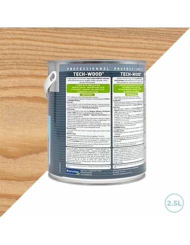 Lasure Blanchon tech-wood 2,5L incolore - Pour tous types de bois