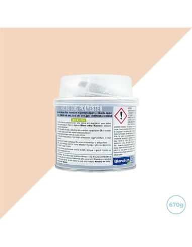 Mastic polyester - Pin - 670g Blanchon