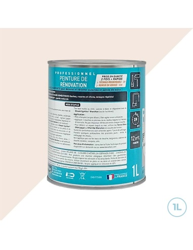Blanchon peinture de rénovation (Bains & cuisine) - 1L blanc cassé