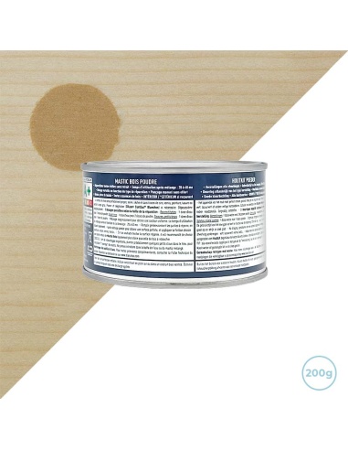Blanchon mastic poudre chêne clair 200g