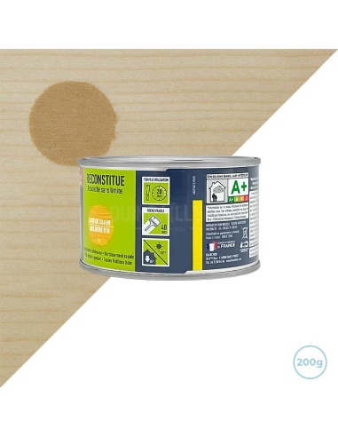 Blanchon mastic poudre chêne clair 200g