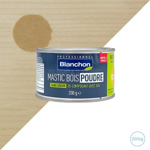 Blanchon mastic poudre chêne clair 200g