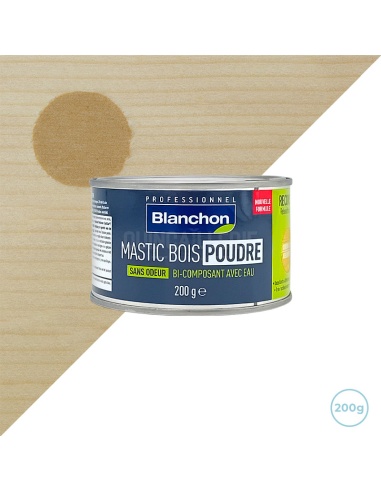 Blanchon mastic poudre chêne clair 200g