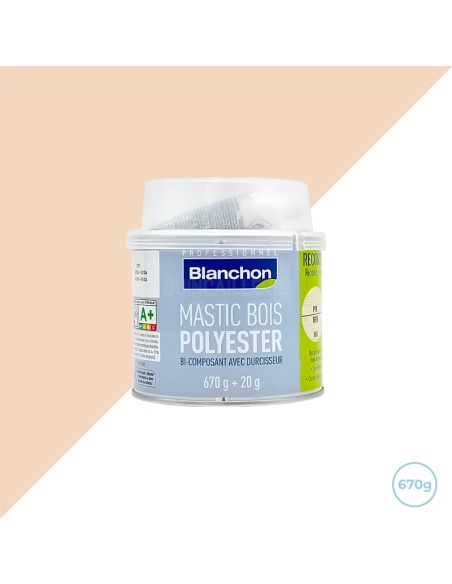 Mastic polyester - Pin - 670g Blanchon