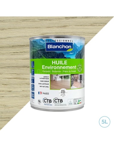 Blanchon huile 5L effet nature environnement biosourcée
