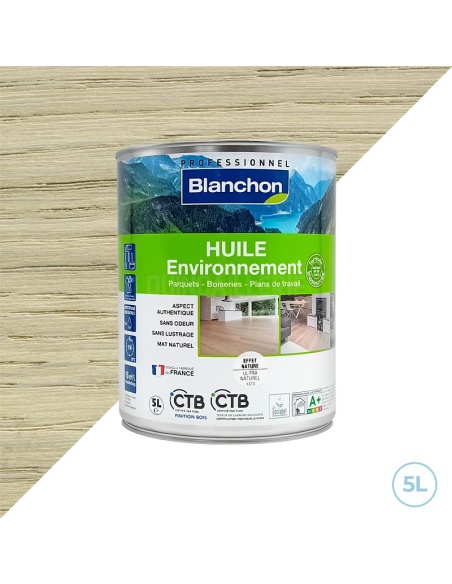 Blanchon huile 5L effet nature environnement biosourcée