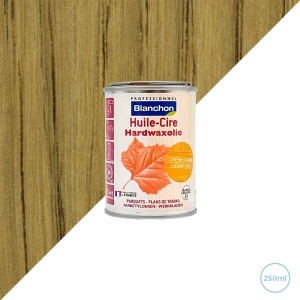Huile dure Blanchon - Huile cire chêne clair - 250 ml