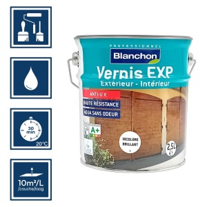 Vernis incolore brillant - EXP Blanchon 2,5L 2