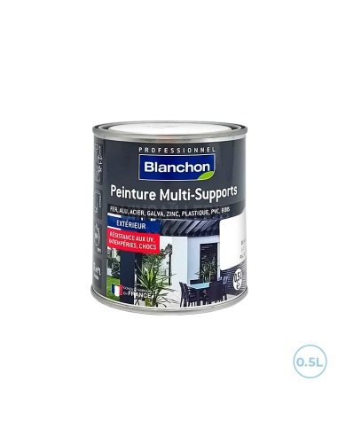 Peinture Blanchon multi-supports ral 9016 blanc satiné 0,5L