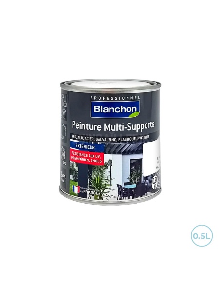 Peinture Blanchon multi-supports ral 9016 blanc satiné 0,5L