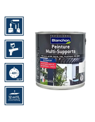 Pictos : application pinceaux rouleaux; recouvrable 4h; utilisation pistolet peinture; rendement 12m²/l/couche