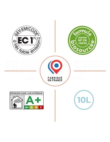 Caractéristiques SVP AQUA - Vitrificateur parquet Blanchon 10L satiné