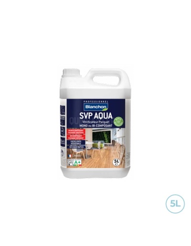 Blanchon SVP AQUA 5L - Vitrificateur mat - Parquets, escaliers, béton