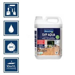 Blanchon SVP AQUA 5L - Vitrificateur mat - Parquets, escaliers, béton 2