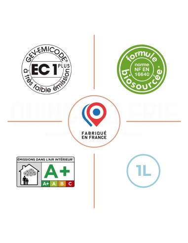 caractéristiques Vitrificateur Blanchon effet nature - SVP AQUA 1L