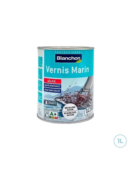 Vernis marin incolore satiné Blanchon 1L - Climats extrêmes et marins