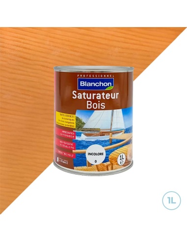 Blanchon saturateur bois boiseries extérieures 1L - Incolore