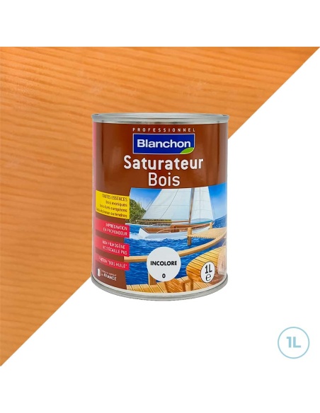Blanchon saturateur bois boiseries extérieures 1L - Incolore