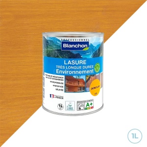 Blanchon - Lasure longue tenue bio environnement chêne clair 1L