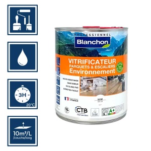 Vitrificateur protection et finition bois - Environnement biosourcé satiné 5L 2