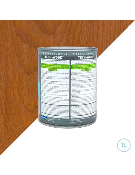 Blanchon lasure tech-wood pour boiserie extérieures - Chêne clair 1L