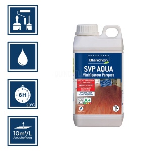 Blanchon SVP AQUA - Vitrificateur chêne ciré 1L 2