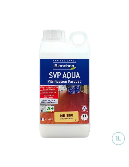 Vitrificateur bois brut SVP AQUA 1L - Blanchon